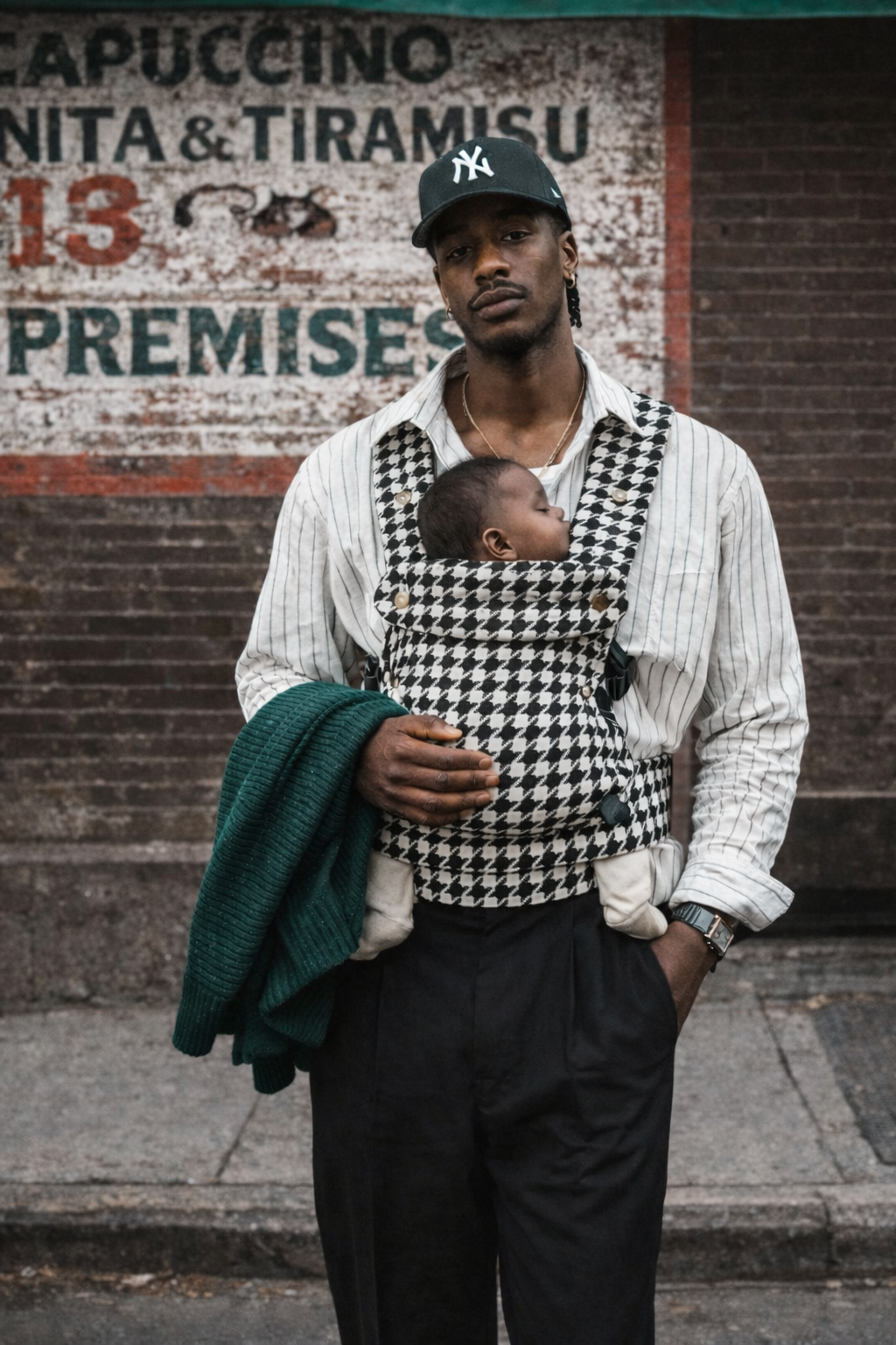 Haven Baby Carrier - Black & White Houndstooth